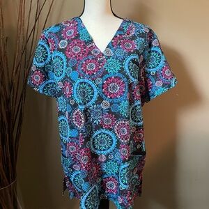 Women's Multicolor Patterned Top